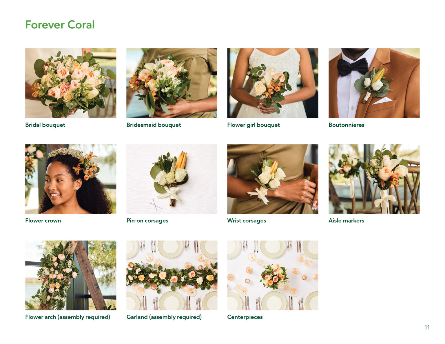 Floral brochure