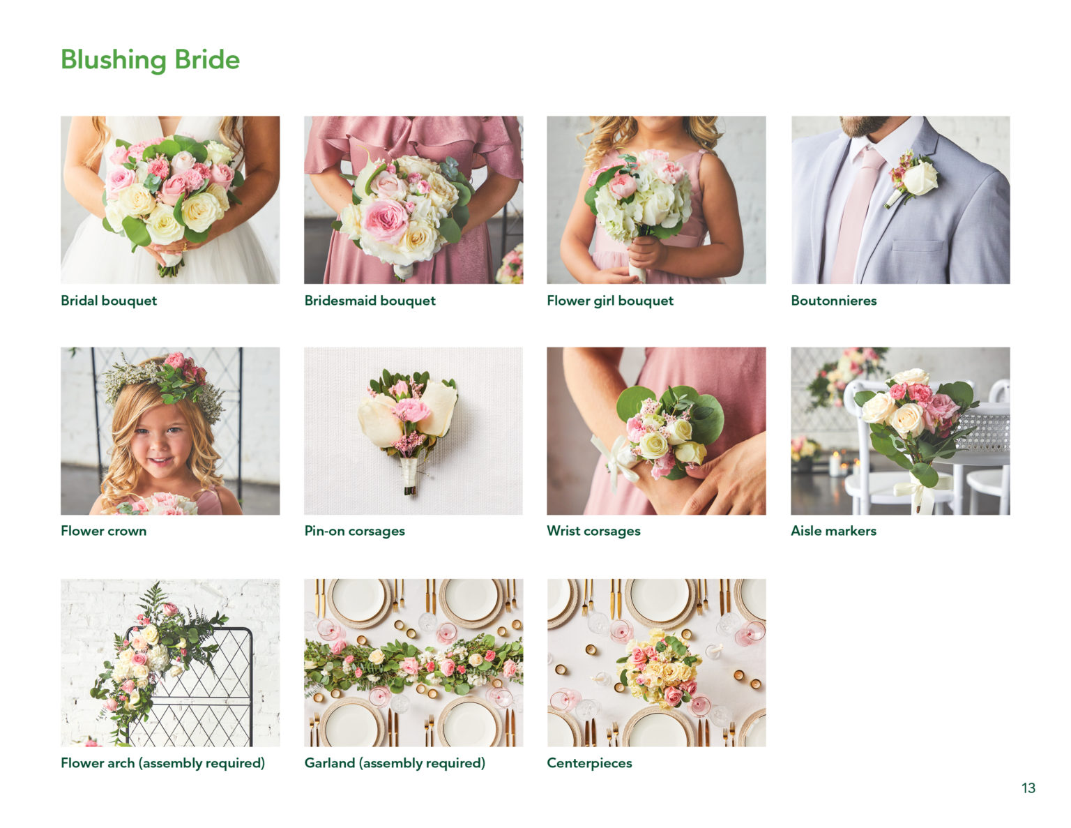 Floral brochure