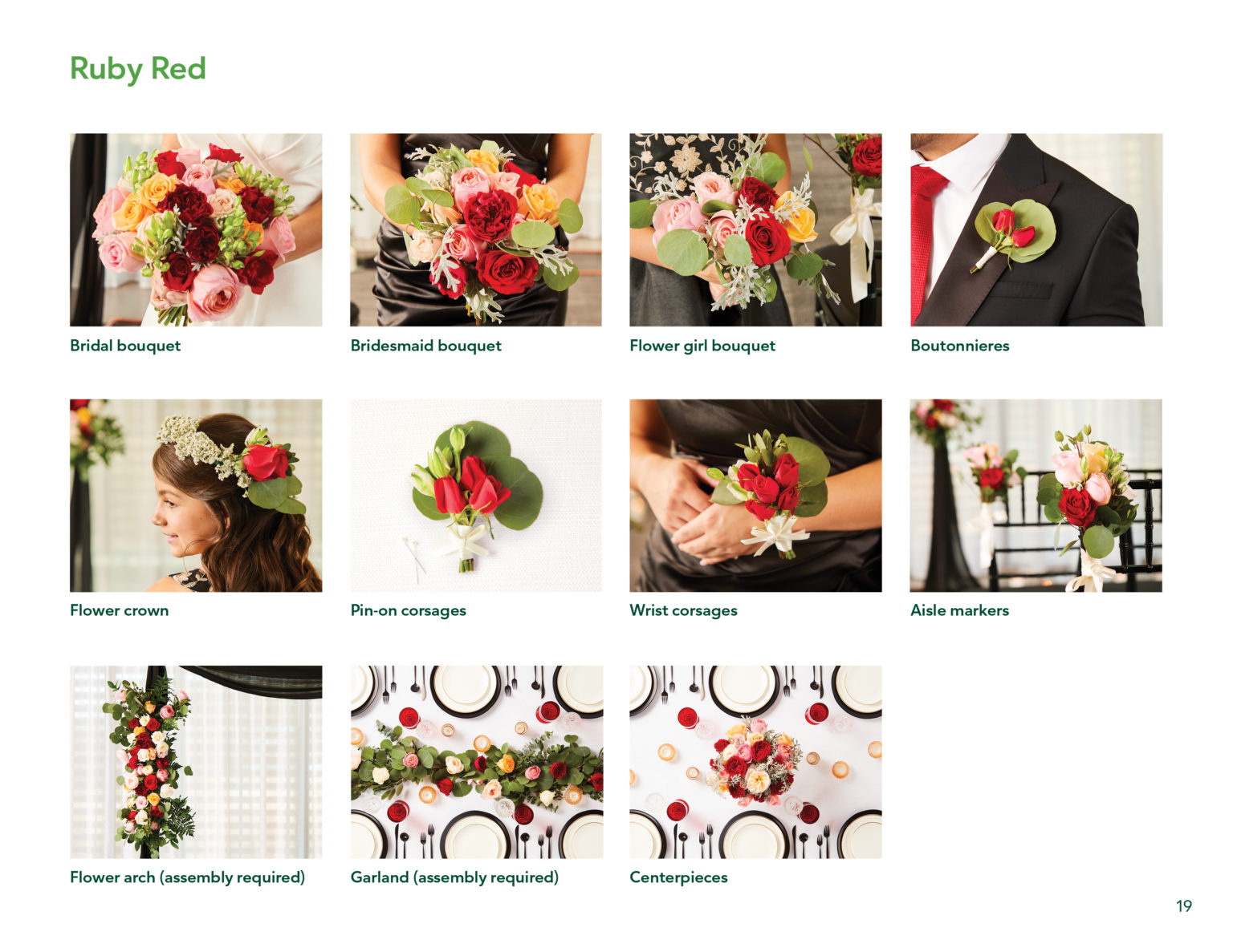 Floral brochure