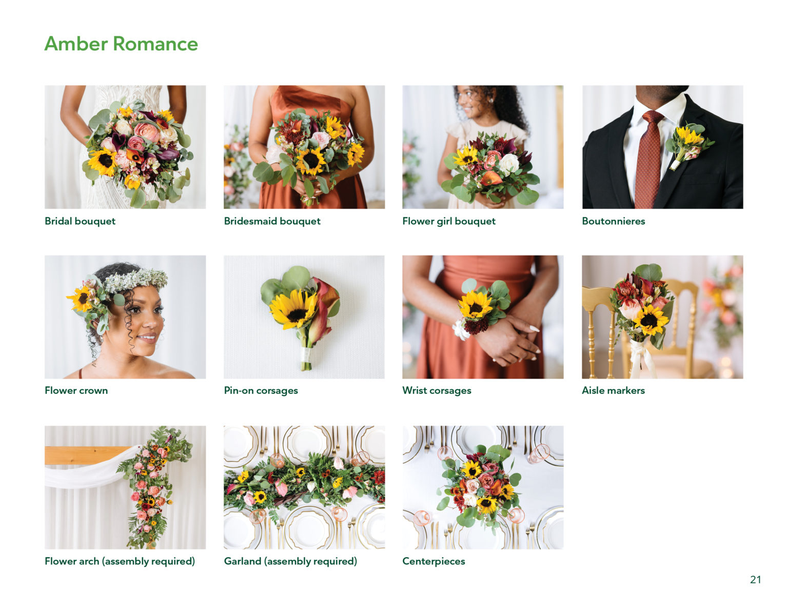 Floral brochure
