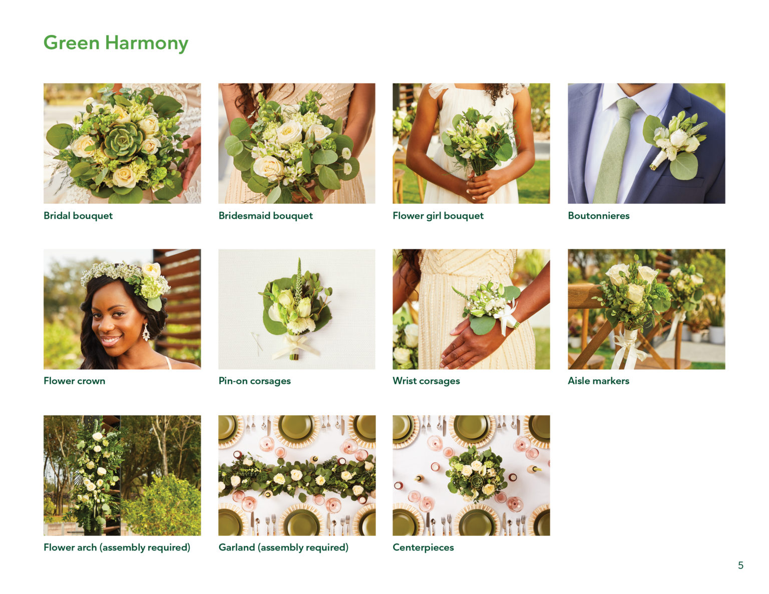 Floral brochure