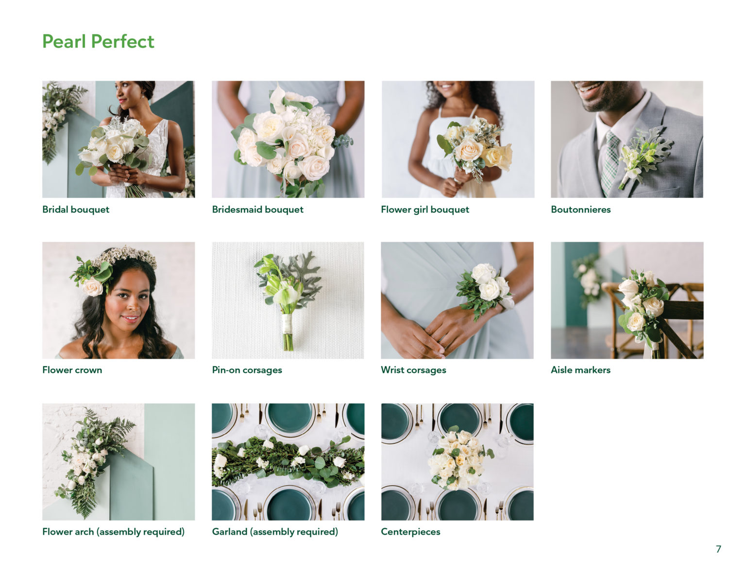 Floral brochure