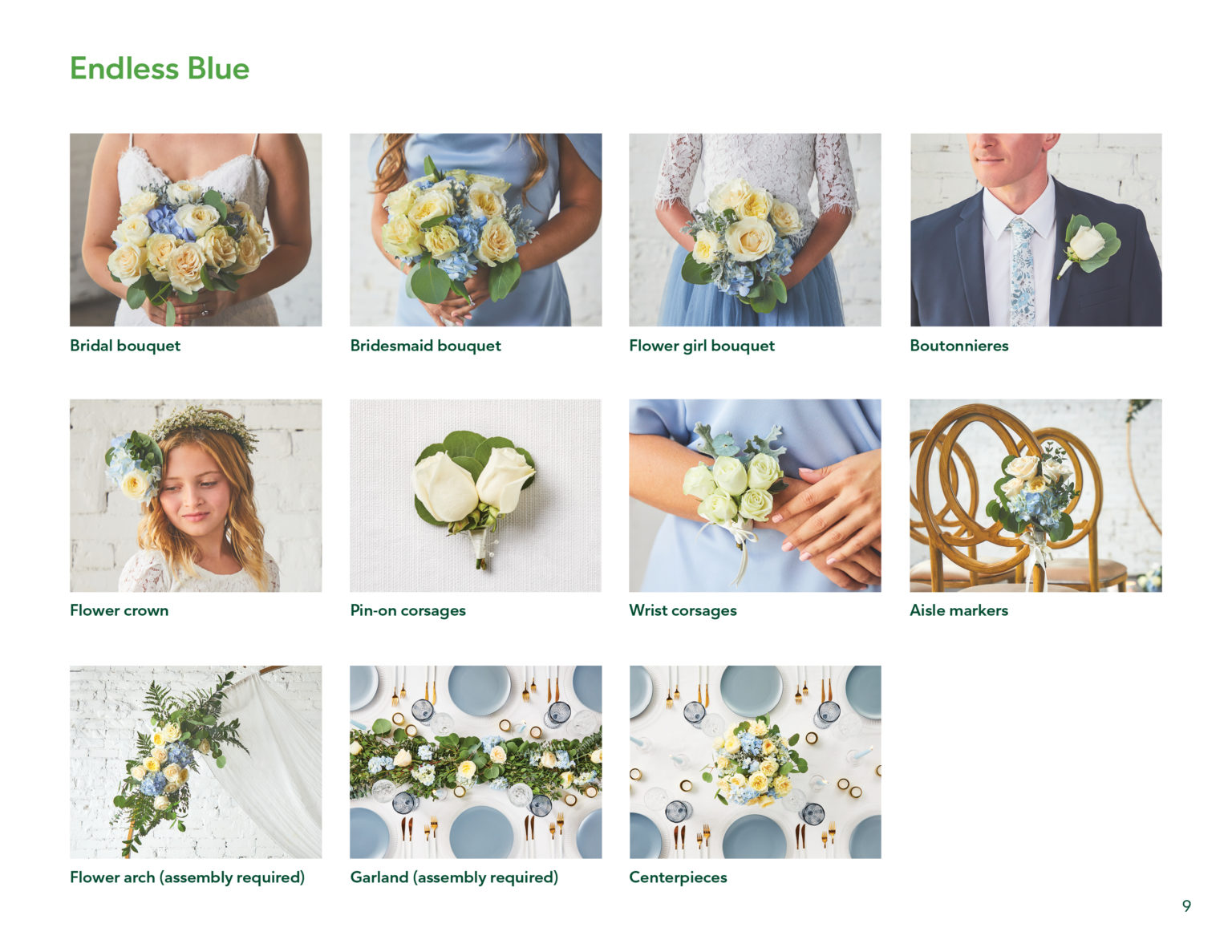 Floral brochure