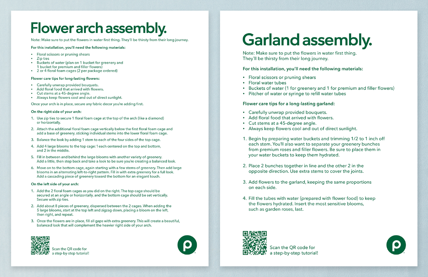 Flower assembly