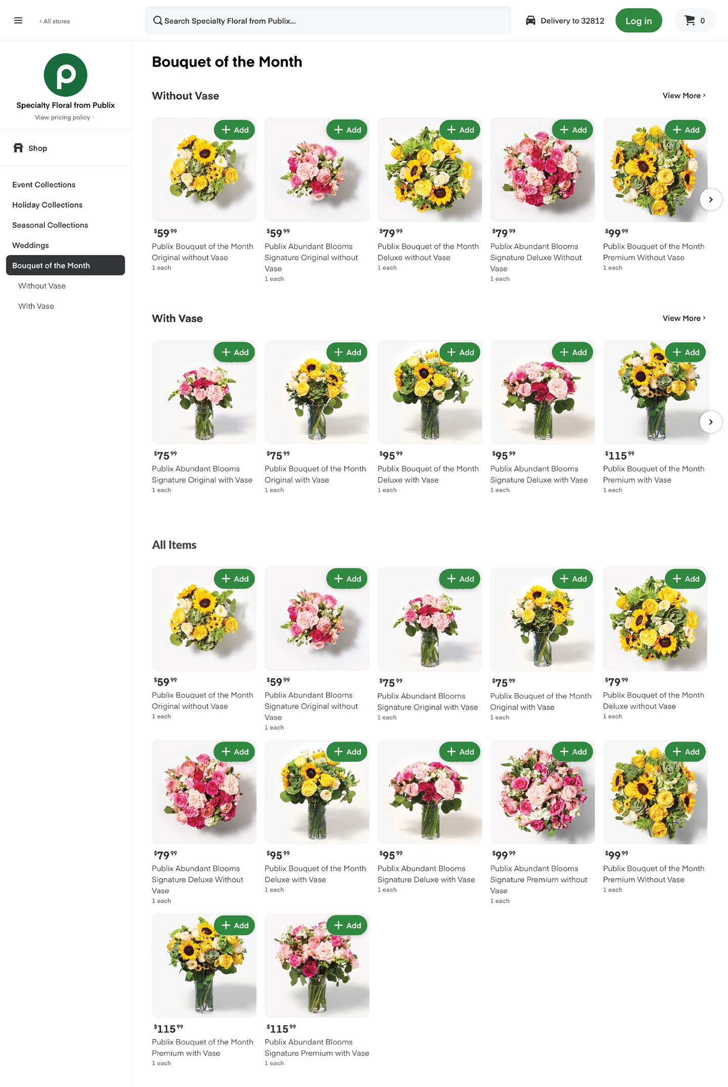 Gifting bouquets