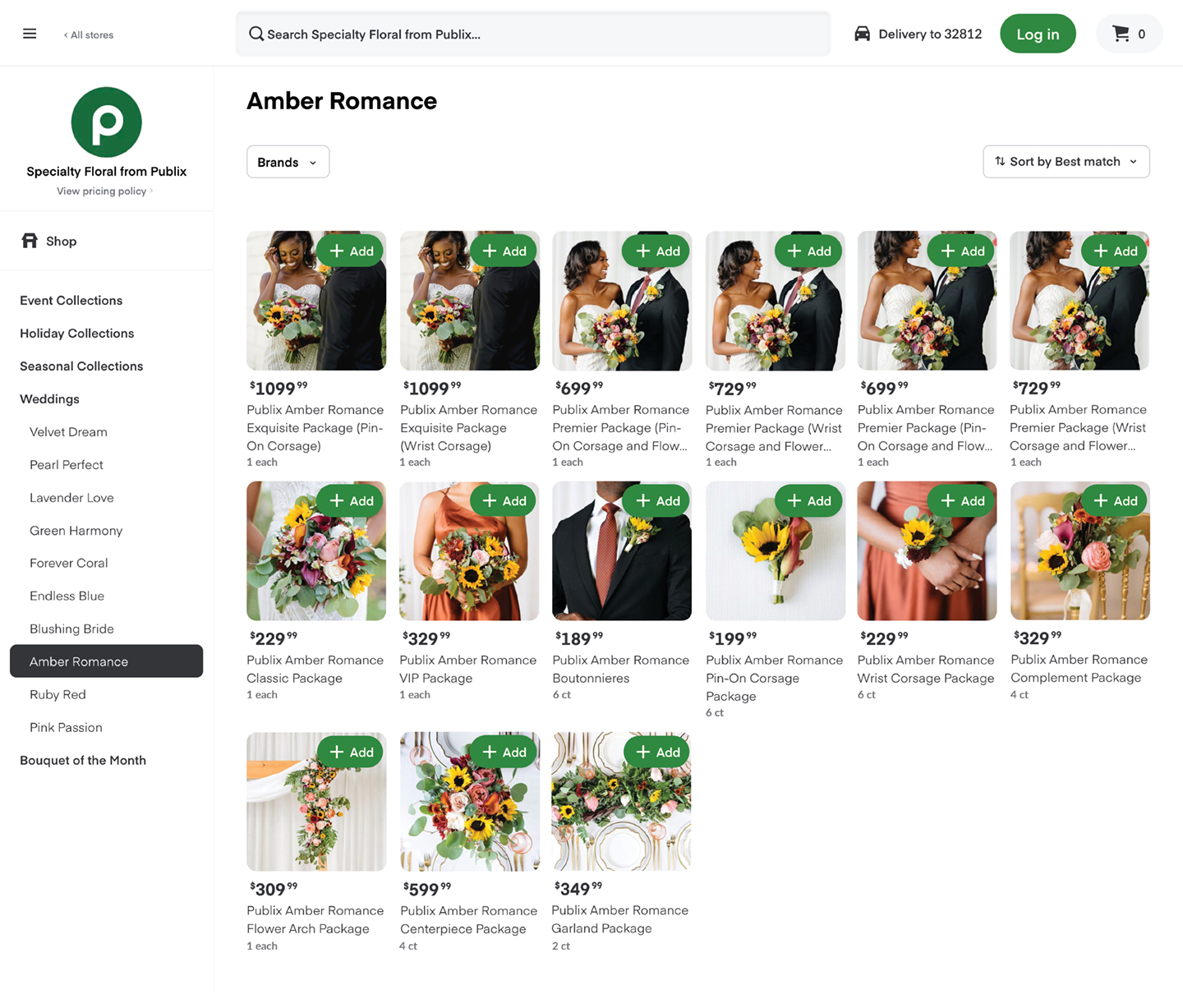 Wedding collections