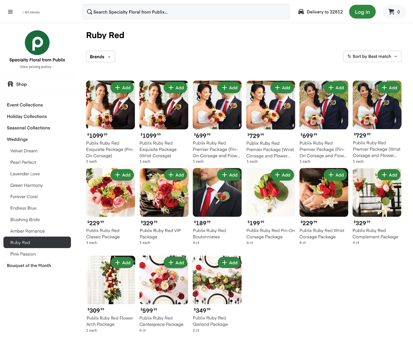 Wedding collections