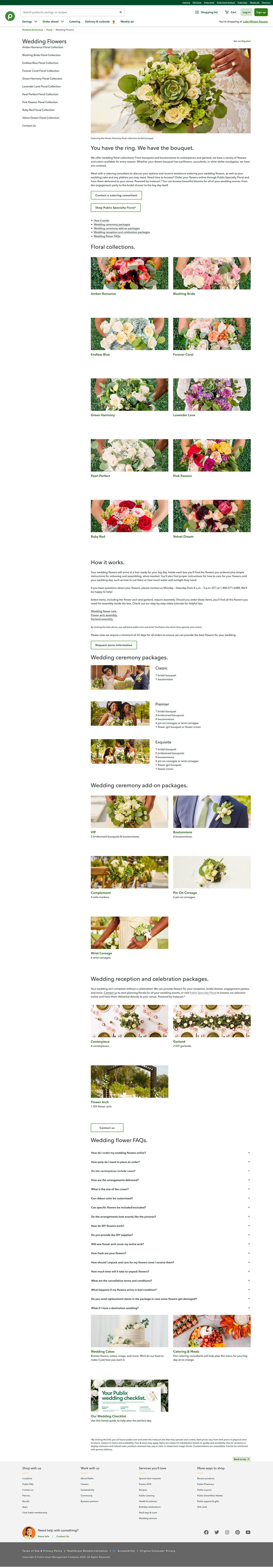 Wedding flowers